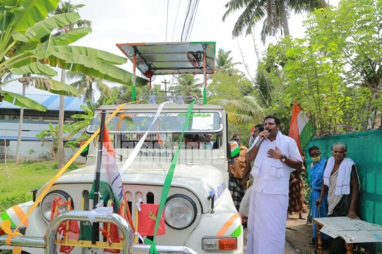UDF സ്ഥാനാർത്ഥി B. S അനൂപിൻ്റെ വാഹന പര്യടനം ആരംഭിച്ചു