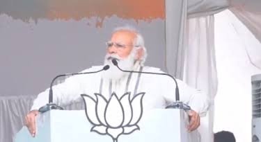 ശരണം വിളിയോടു കൂടി തുടങ്ങി പ്രധാനമന്ത്രി