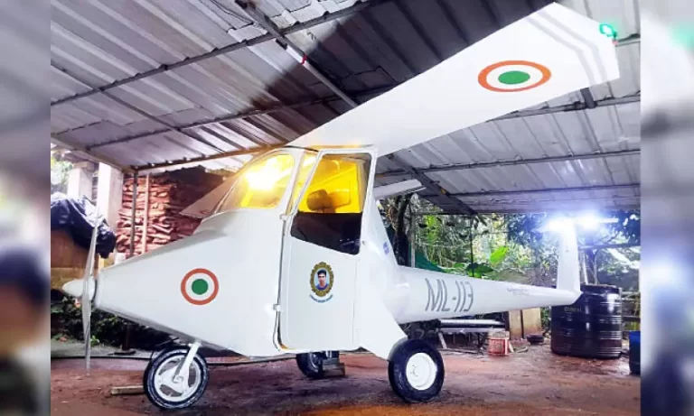 പൈ​ല​റ്റാ​കാ​ൻ കൊ​തി​ച്ച ഏ​ക​മ​ക​ന്‍റെ ഓ​ർ​മ​ക്കാ​യി ജ​ന്മ​ദി​ന​ത്തി​ൽ ചെ​റു​വി​മാ​ന​ത്തി​ന്‍റെ മാ​തൃ​ക സ്ഥാ​പി​ച്ച്​ പി​താ​വ്