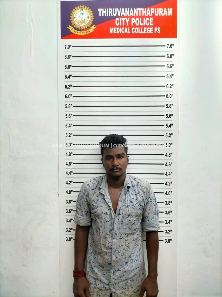 മെഡിക്കൽ കോളേജ് ആശുപത്രിക്കുള്ളിൽ നിന്നും മൊബൈൽ ഫോൺ മോഷ്ടിച്ച യുവാവ് പിടിയിൽ