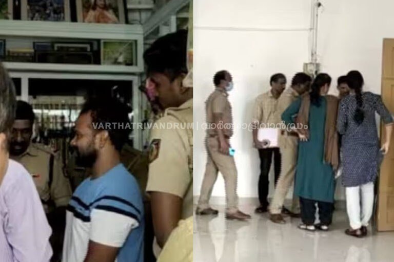 കാണാതായ ഭാര്യയ്‌ക്കൊപ്പം ആണ്‍സുഹൃത്ത് പൊലീസ് സ്റ്റേഷനില്‍; കത്രിക കൊണ്ട് ആൺ സുഹൃത്തിന്റെ തലയ്ക്ക് കുത്തി ഭര്‍ത്താവ്